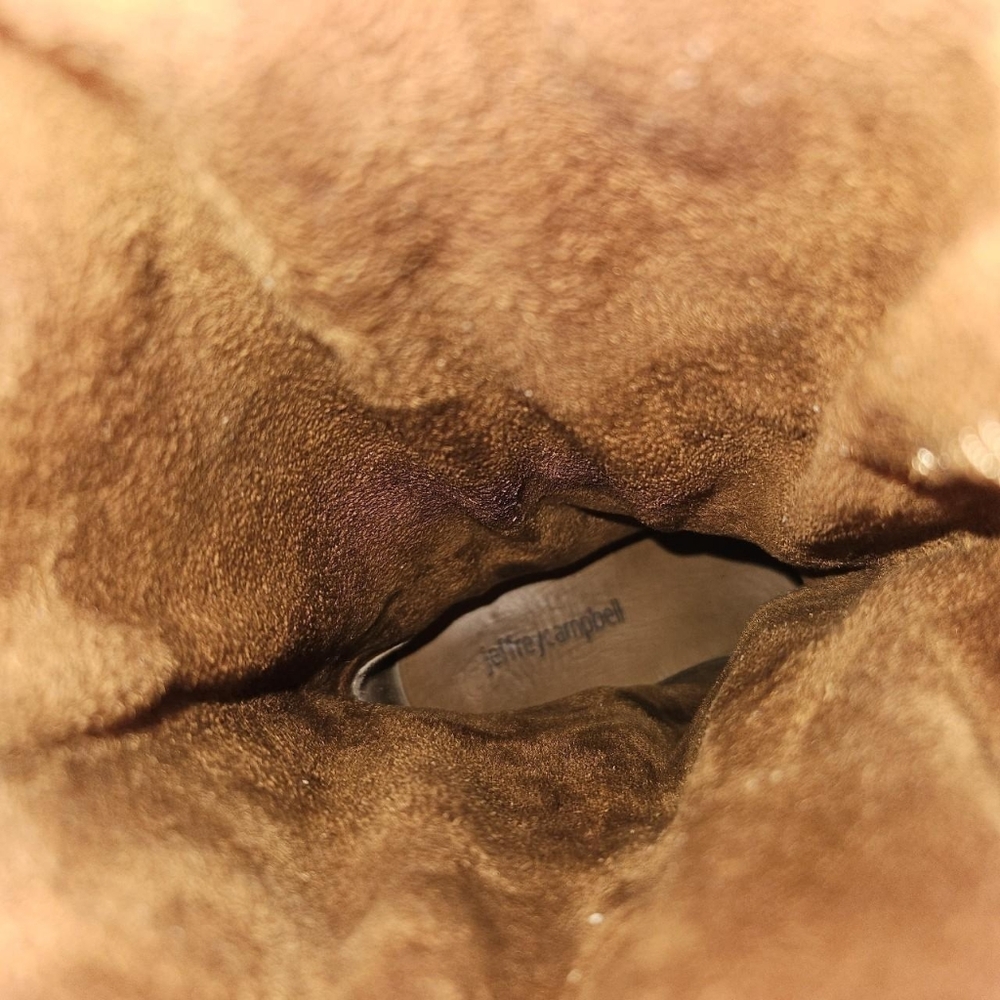 Jeffrey Campbell Tan Suede Western Boots - Picture 5 of 9